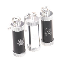 New 58mm metal portable straight shape pill box